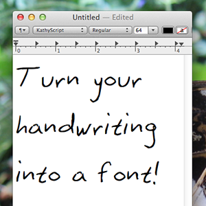 Convert text to handwriting app